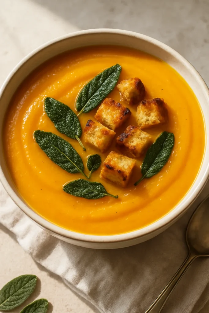 Butternut Squash and Sage Soup