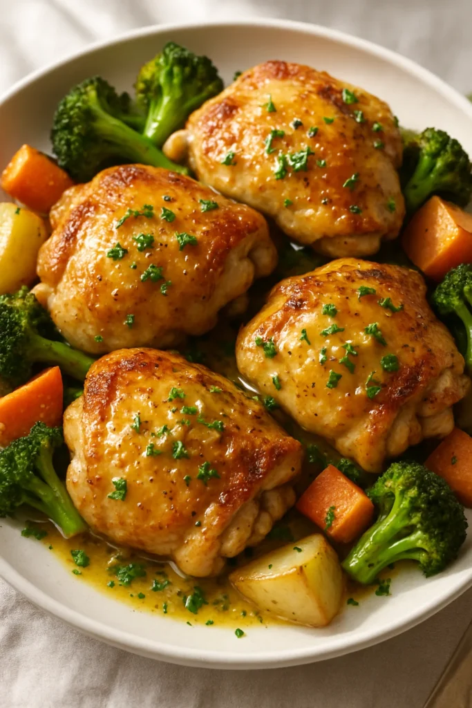 Garlic Butter Chicken Thighs

