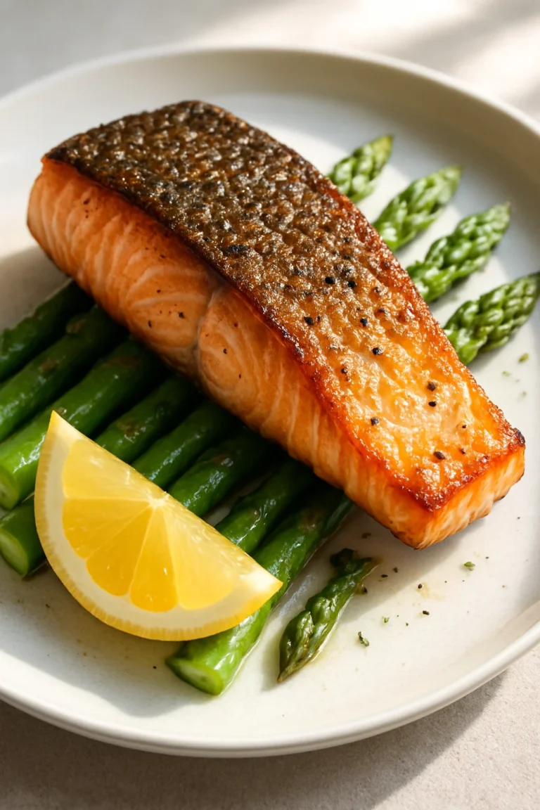 Pan-Seared Salmon with Asparagus