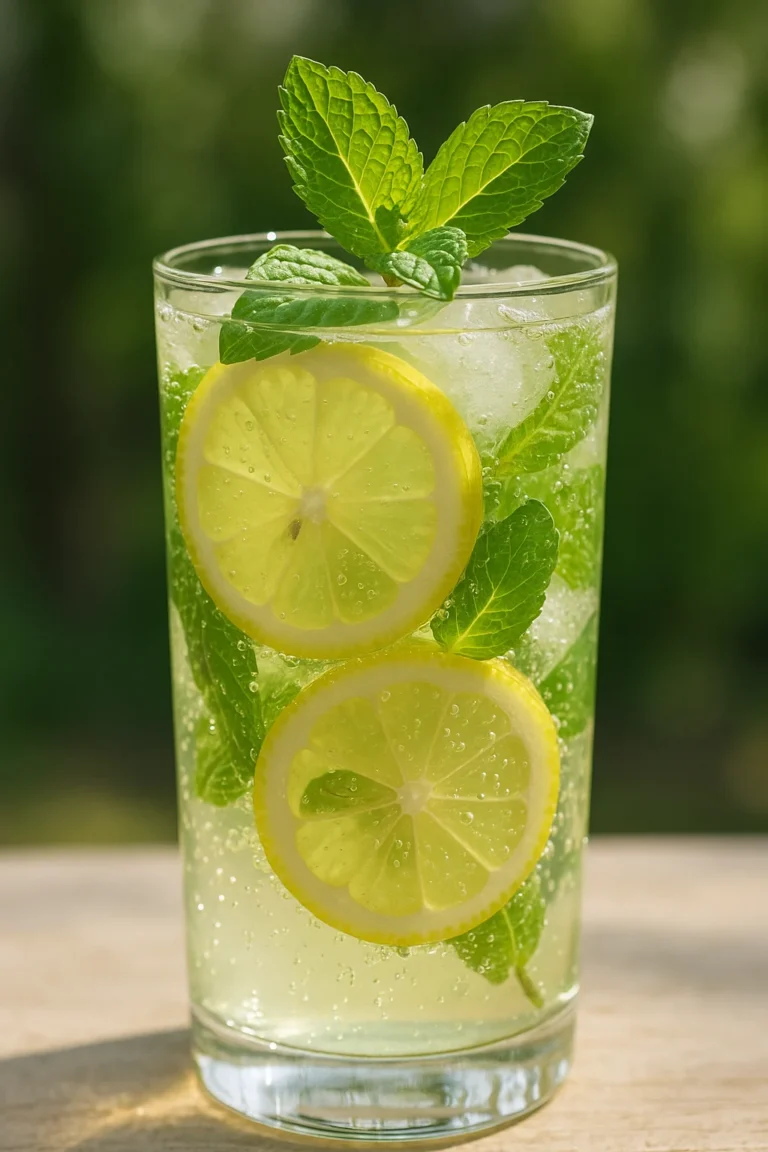 Sparkling Mint Lemonade