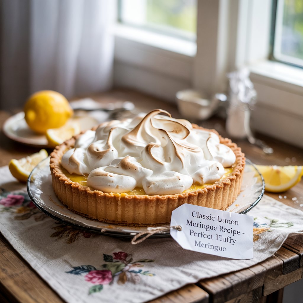 Classic Lemon Meringue Pie Recipe - Perfect Fluffy Meringue