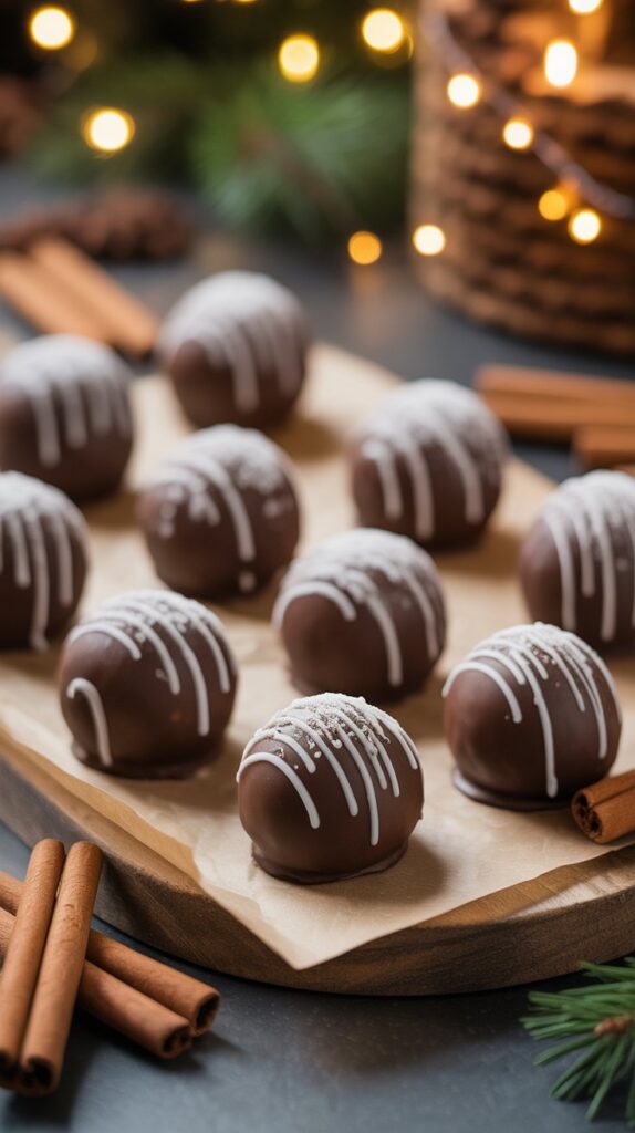 Gingerbread truffles
