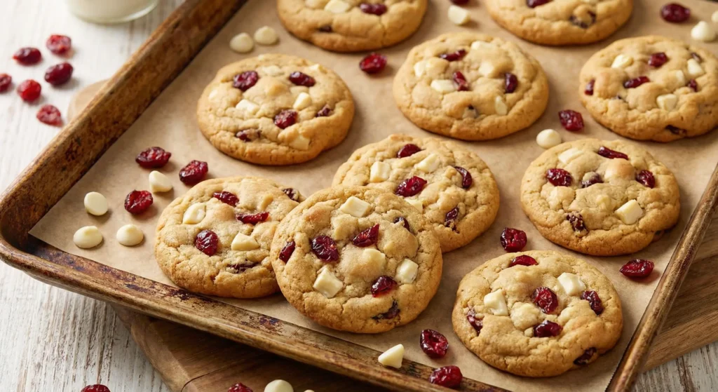 Cranberry White Chocolate Cookies