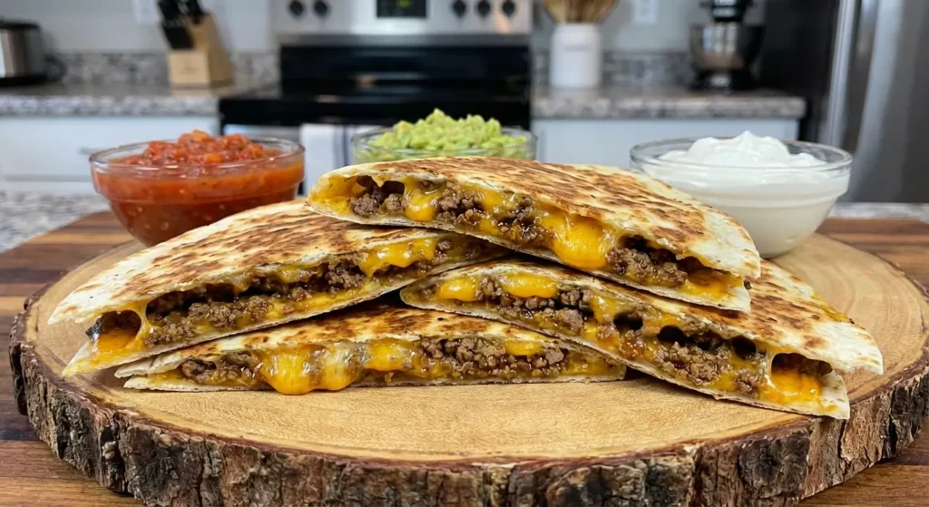 Ground Beef Quesadillas