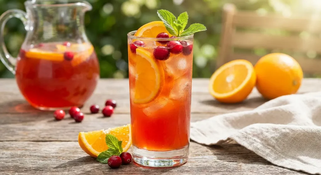 Orange Cranberry Iced Tea