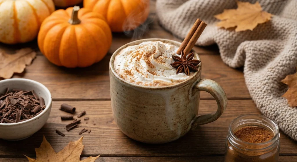 Pumpkin Spice Hot Chocolate
