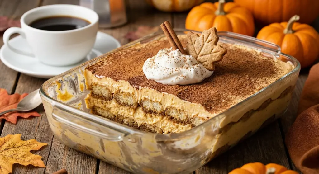 Pumpkin Spice Tiramisu